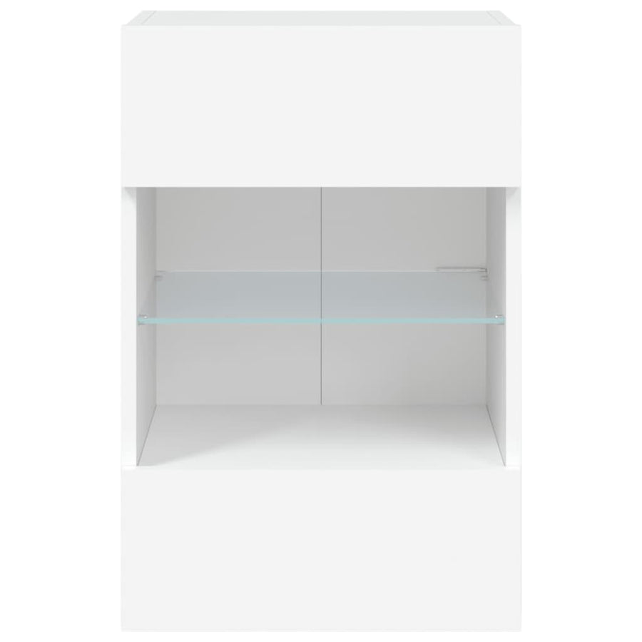 Tv-Meubel Met Led-Verlichting 40X30X60,5 Cm 1 40 x 30 x 60.5 cm Wit