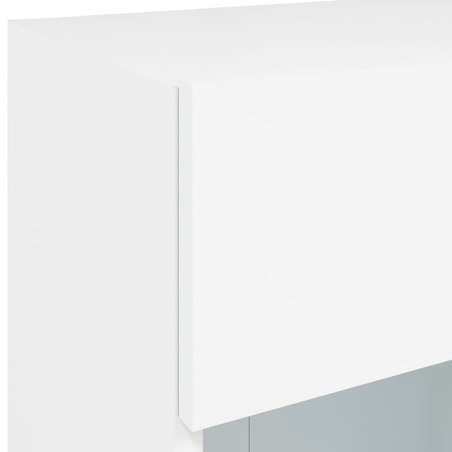 Tv-Wandmeubels Met Led-Verlichting 40X30X60,5 Cm 2 40 x 30 x 60.5 cm Wit