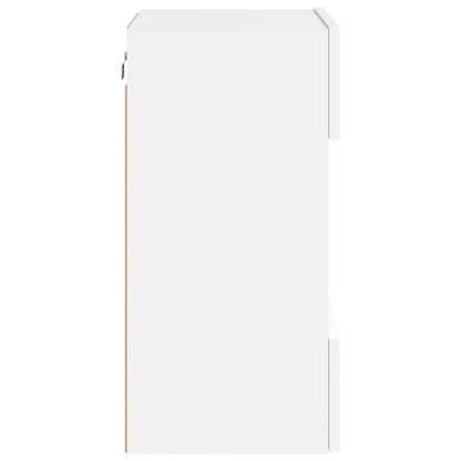 Tv-Wandmeubels Met Led-Verlichting 40X30X60,5 Cm 2 40 x 30 x 60.5 cm Wit
