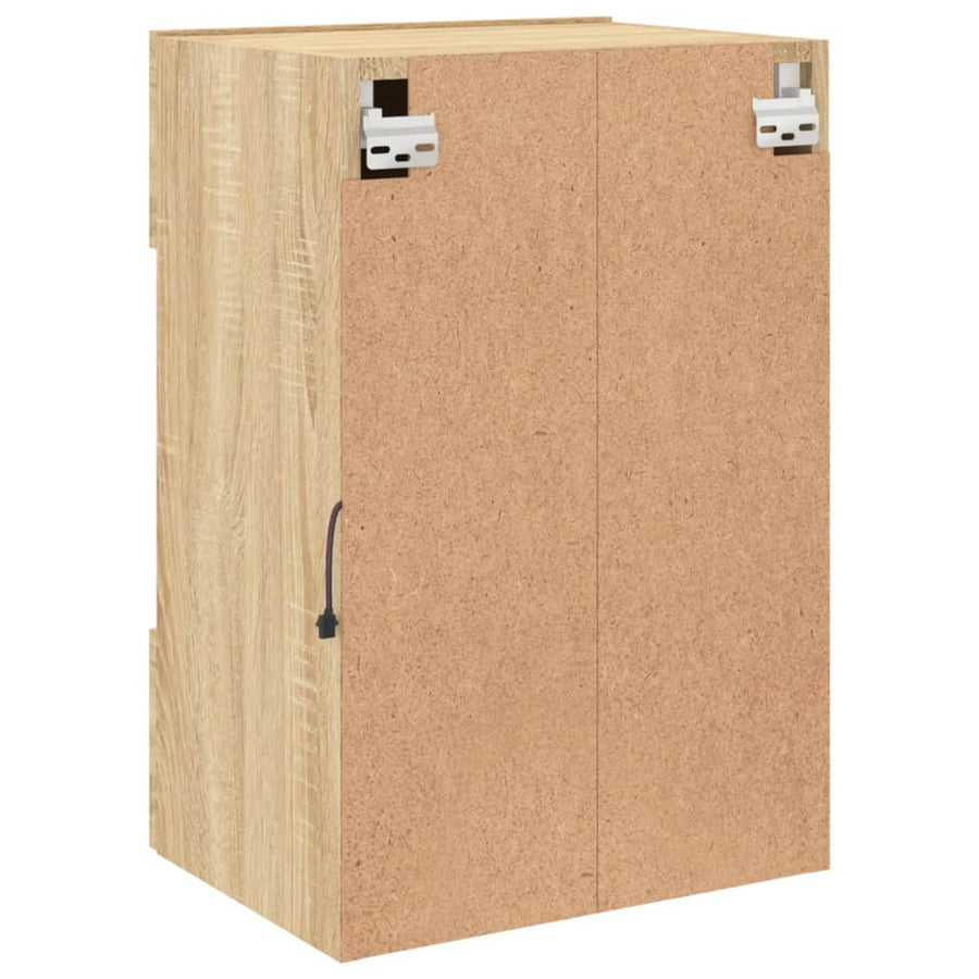 Tv-Wandmeubels Met Led 40X30X60,5 Cm Kleurig 2 40 x 30 x 60.5 cm Sonoma eiken