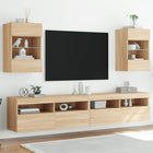 Tv-wandmeubel 2 st 40x30x60,5 cm sonoma eiken
