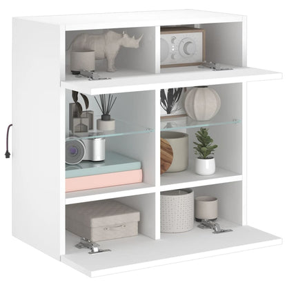 Tv-Meubel Met Led-Verlichting 58,5X30X60,5 Cm 1 58.5 x 30 x 60.5 cm Wit