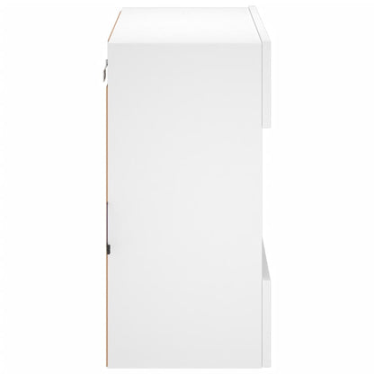 Tv-Meubel Met Led-Verlichting 58,5X30X60,5 Cm 1 58.5 x 30 x 60.5 cm Wit