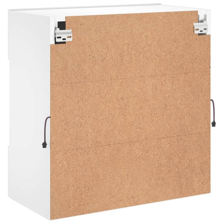 Tv-Meubel Met Led-Verlichting 58,5X30X60,5 Cm 1 58.5 x 30 x 60.5 cm Wit