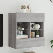 Tv-wandmeubel 58,5x30x60,5 cm grijs sonoma