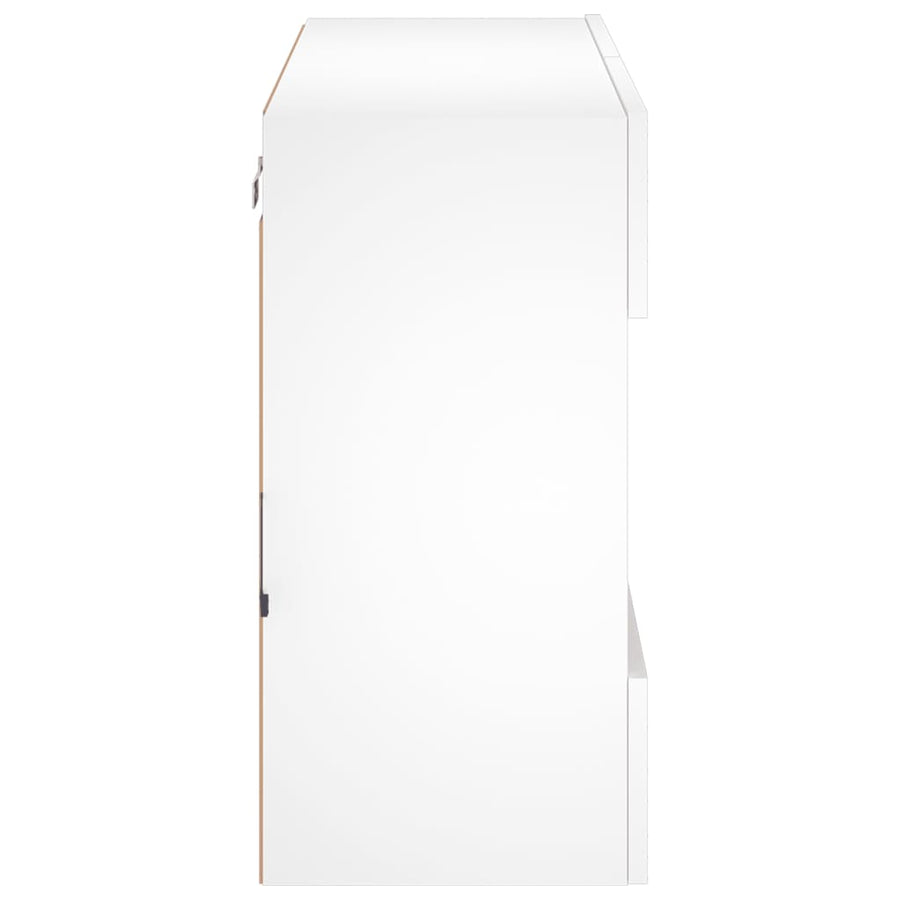 Tv-Wandmeubel Met Led-Verlichting 78,5X30X60,5 Cm 1 78.5 x 30 x 60.5 cm Wit