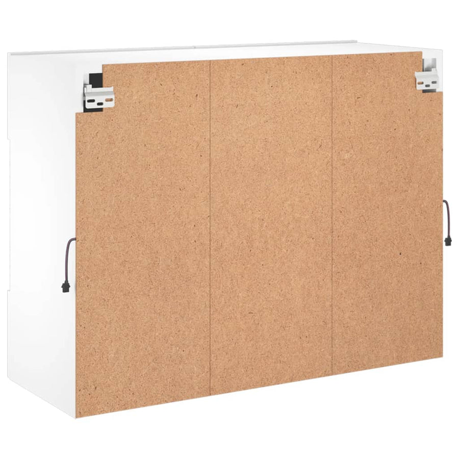 Tv-Wandmeubel Met Led-Verlichting 78,5X30X60,5 Cm 1 78.5 x 30 x 60.5 cm Wit
