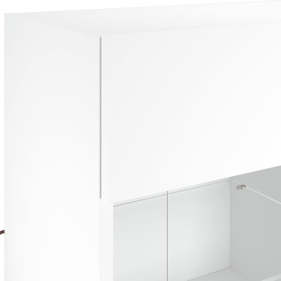 Tv-Wandmeubel Met Led-Verlichting 78,5X30X60,5 Cm 1 78.5 x 30 x 60.5 cm Wit