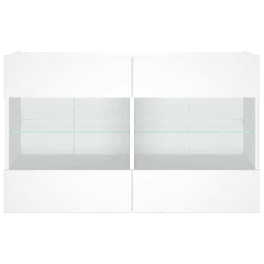 Tv-Wandmeubel Met Led-Verlichting 98,5X30X60,5 Cm 1