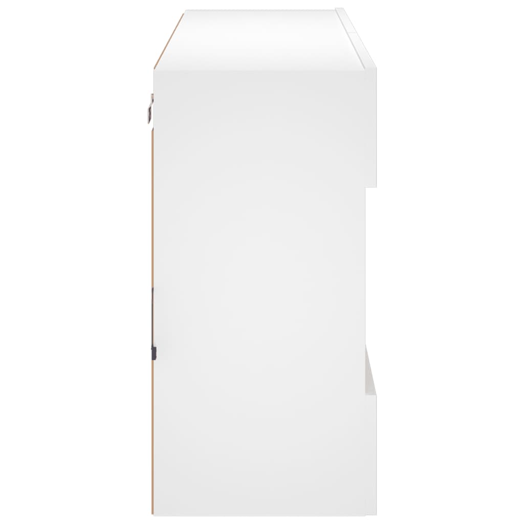 Tv-Wandmeubel Met Led-Verlichting 98,5X30X60,5 Cm 1