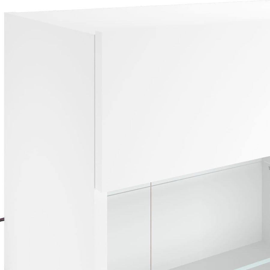 Tv-Wandmeubel Met Led-Verlichting 98,5X30X60,5 Cm 1