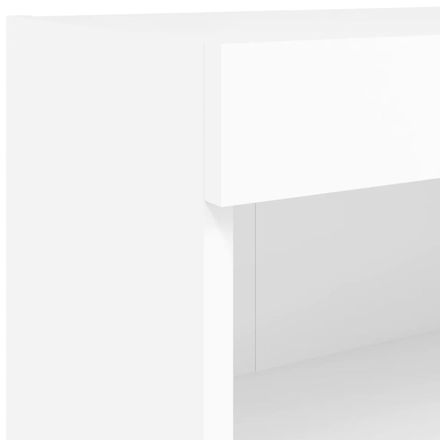 Tv-Meubels Met Led-Verlichting 2 St 60X30X30 Cm Wit