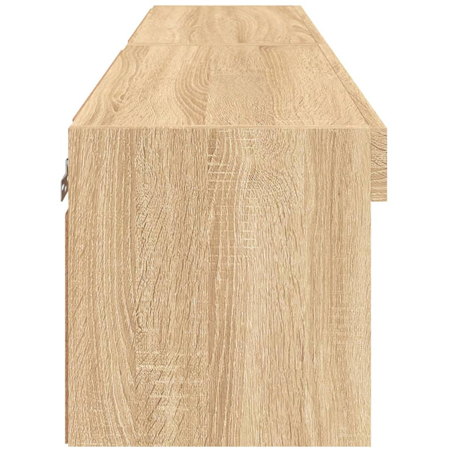 Tv-Meubels Met Led-Verlichting 2 St 60X30X30 Cm Sonoma Eiken