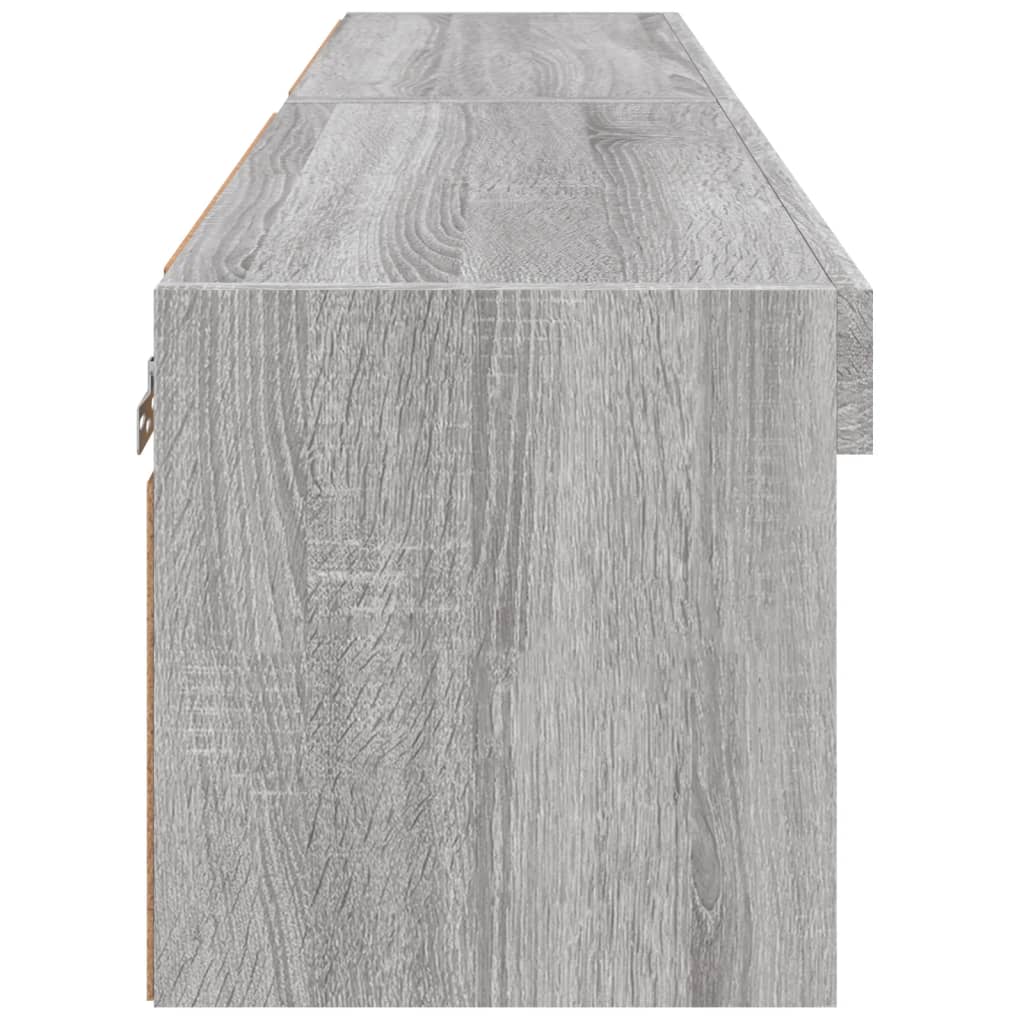 Tv-Meubels Met Led-Verlichting 60X30X30 Cm 2 60 cm Grijs sonoma