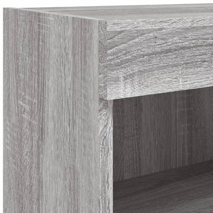 Tv-Meubels Met Led-Verlichting 60X30X30 Cm 2 60 cm Grijs sonoma