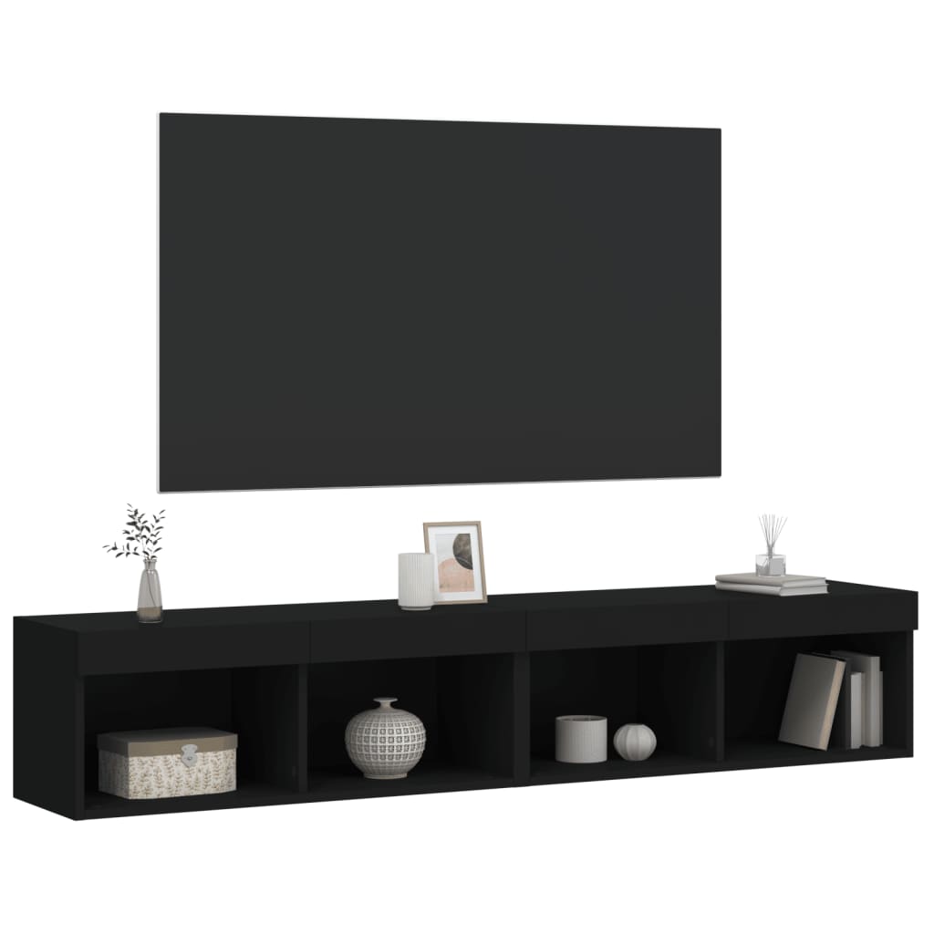 Tv-Meubels Met Led-Verlichting 80X30X30 Cm 2