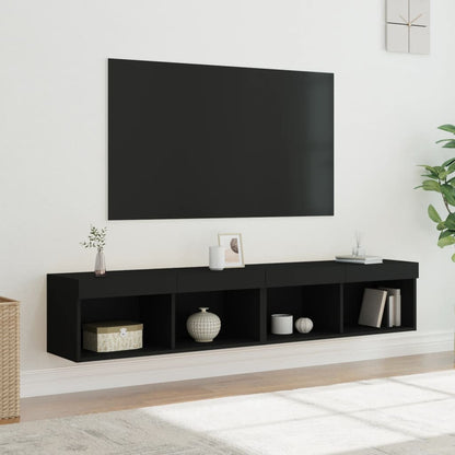 Tv-Meubels Met Led-Verlichting 80X30X30 Cm 2