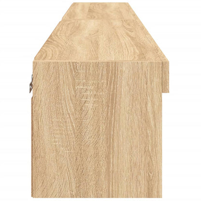 Tv-Meubels Met Led-Verlichting 2 St 80X30X30 Cm Sonoma Eiken