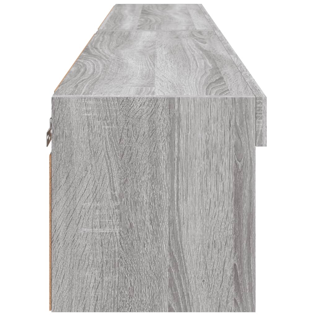 Tv-Meubels Met Led-Verlichting 2 St 80X30X30 Cm Grijs Sonoma