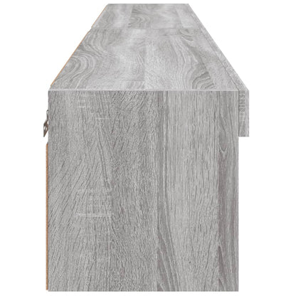 Tv-Meubels Met Led-Verlichting 2 St 80X30X30 Cm Grijs Sonoma