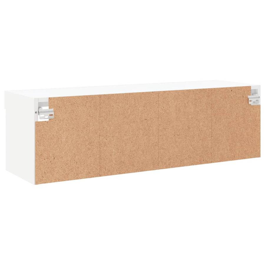 Tv-Meubel Met Led-Verlichting 100X30X30 Cm Wit