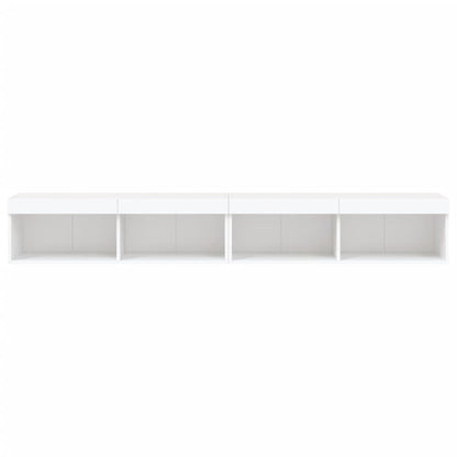 Tv-Meubels Met Led-Verlichting 100X30X30 Cm 2 100 cm Wit