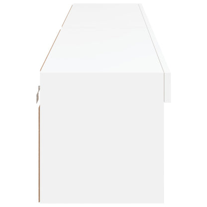 Tv-Meubels Met Led-Verlichting 100X30X30 Cm 2 100 cm Wit