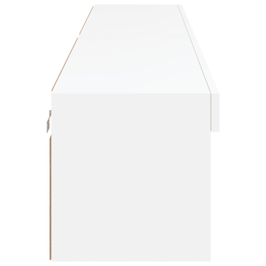 Tv-Meubels Met Led-Verlichting 100X30X30 Cm 2 100 cm Wit