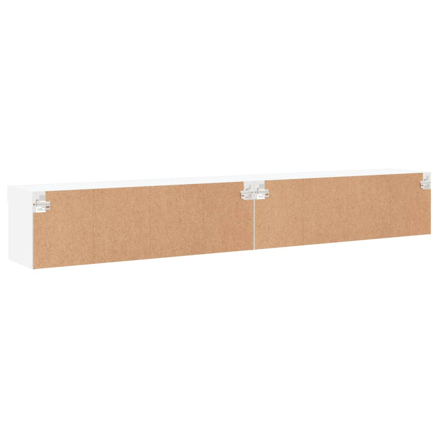 Tv-Meubels Met Led-Verlichting 100X30X30 Cm 2 100 cm Wit