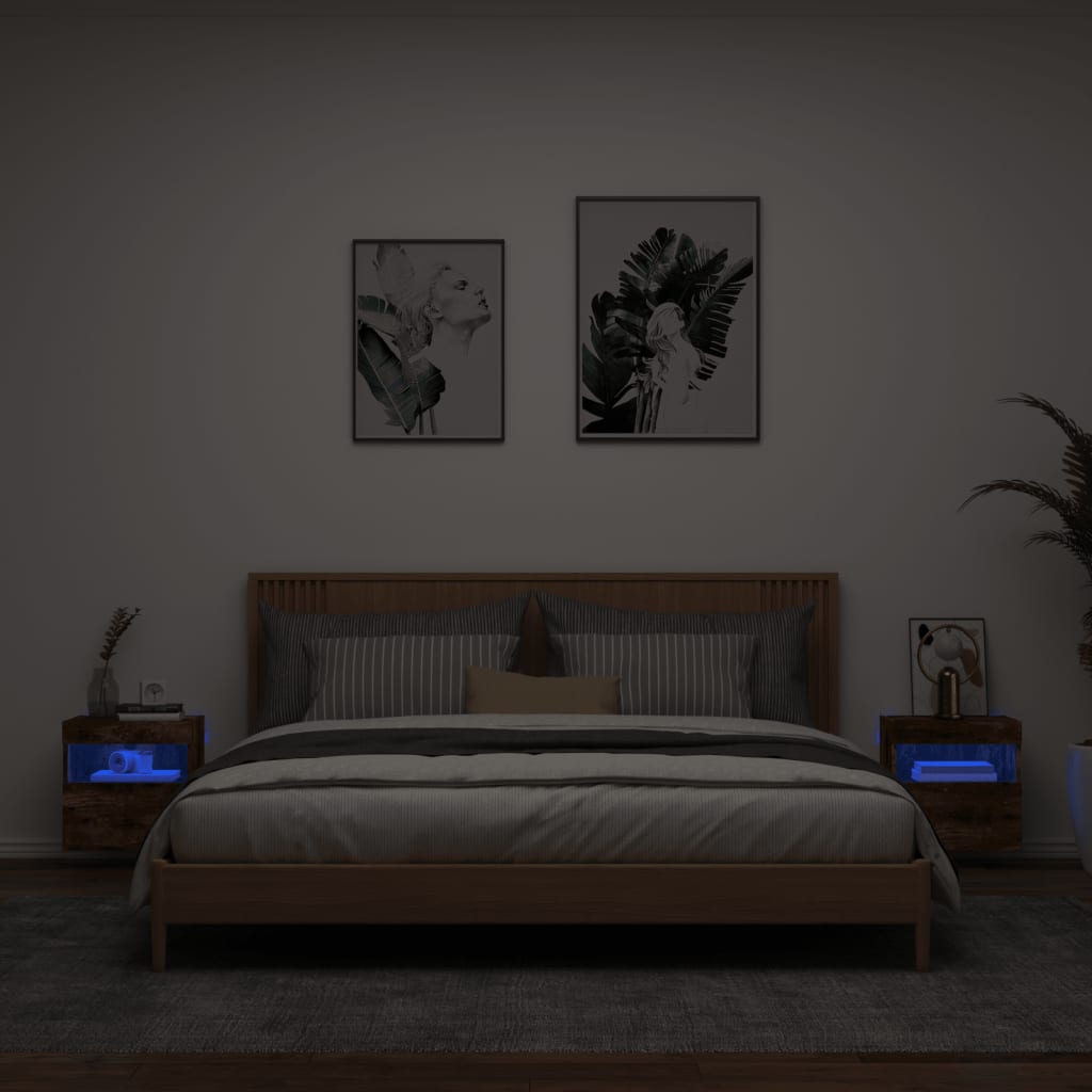 Tv-Wandmeubels Met Led 40X30X Kleurig 2
