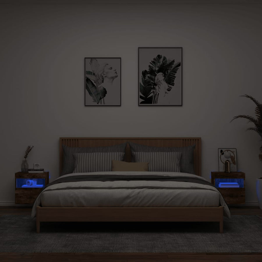 Tv-Wandmeubels Met Led 40X30X Kleurig 2