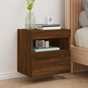 Tv-wandmeubel 40x30x40 cm bruineikenkleurig