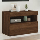 Tv-wandmeubel 60x30x40 cm bruineikenkleurig led