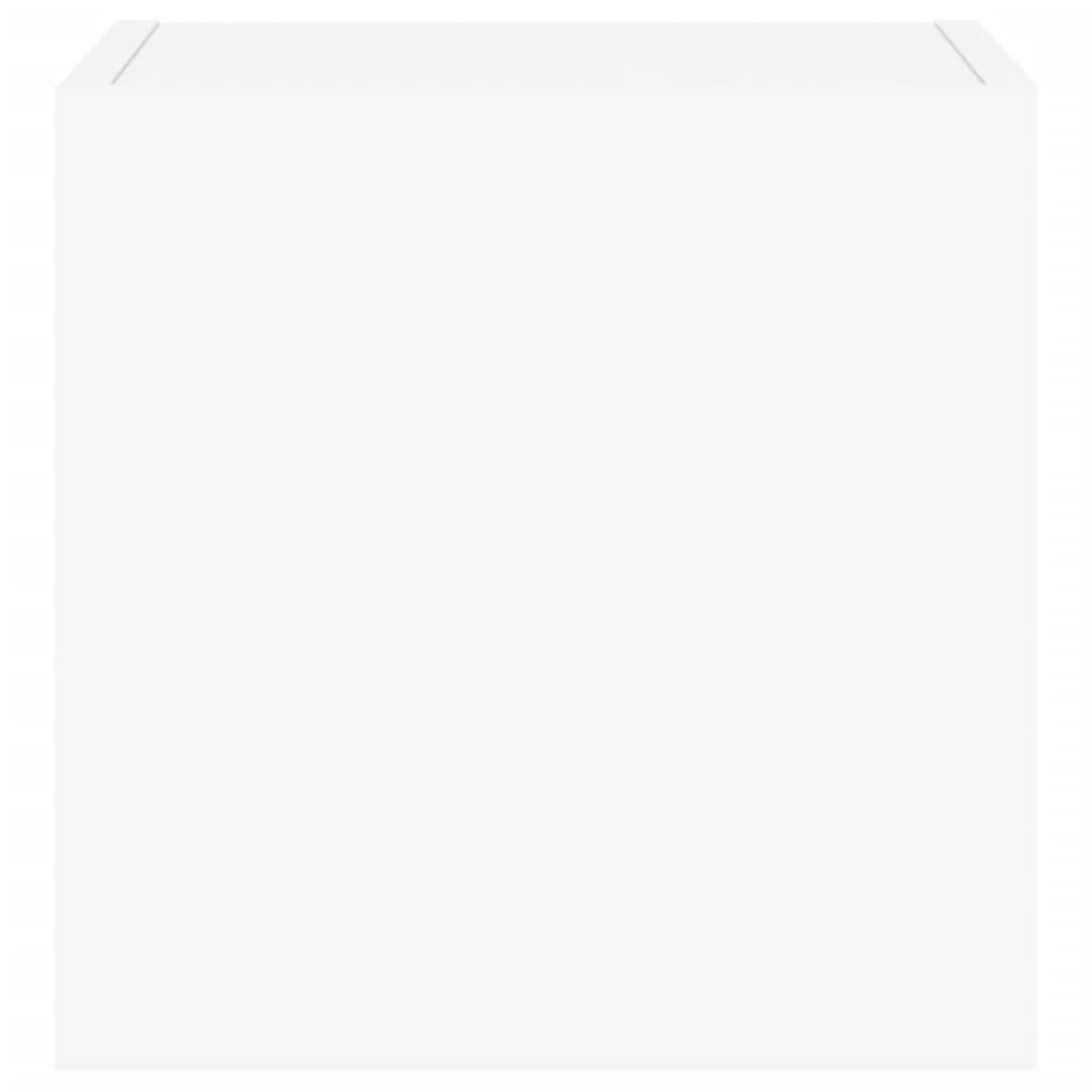 Tv-Wandmeubels Met Led-Verlichting 2 St 30,5X35X30 Cm Wit