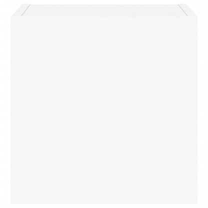 Tv-Wandmeubels Met Led-Verlichting 2 St 30,5X35X30 Cm Wit
