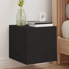 Tv-wandmeubels 2 st 30,5x35x30 cm zwart