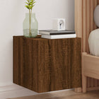 Tv-wandmeubel 30,5x35x30 cm bruineiken