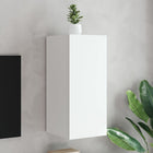 Tv-wandmeubel 30,5x35x70 cm wit