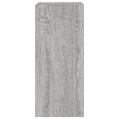 Tv-Wandmeubel Met Led-Verlichting 30,5X35X70 Cm Grijs Sonoma