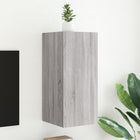 Tv-wandmeubel 30,5x35x70 cm grijs sonoma led