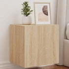 Tv-wandmeubel 40,5x35x40 cm sonoma eiken 2 stuks