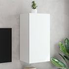 Tv-wandmeubel 40,5x35x80 cm wit LED