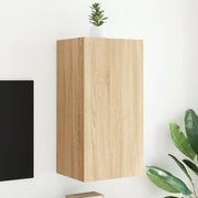 Tv-wandmeubel 40,5x35x80 cm sonoma eiken