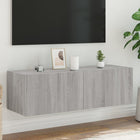 Tv-wandmeubel 100x35x31 cm grijs sonoma