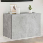 Tv-wandmeubel 60x35x41 cm betongrijs LED