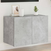 TV cabinet with LED lighting 60x35x41 cm concrete grey