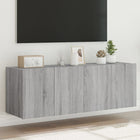 Tv-wandmeubel 60x35x41 cm grijs sonoma eiken 2 stuks