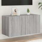 Tv-wandmeubel 80x35x41 cm grijs sonoma
