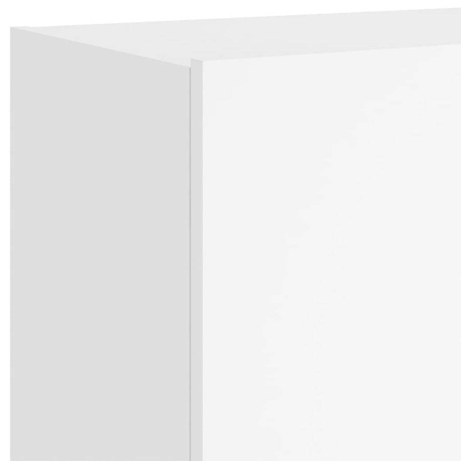 Tv-Wandmeubel Met Led-Verlichting 100X35X41 Cm Wit