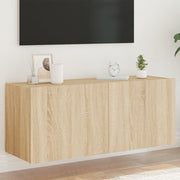 Tv-wandmeubel 100x35x41 cm sonoma eiken